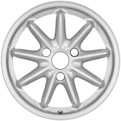 Roda de liga leve de 15" com 9 raios smart fortwo 451