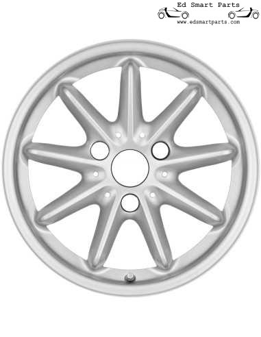 15" Leichtmetallrad 9 Speichen smart fortwo 451