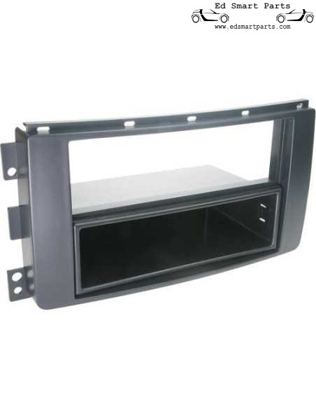 Smart ForTwo 451 modelo pré-facelift até 8-2010 montagem Moldura Rádio Car Frame Adaptador Iso Din