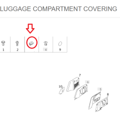 split pen luggage compartment covering 2