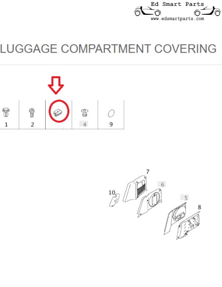 split pen luggage compartment covering