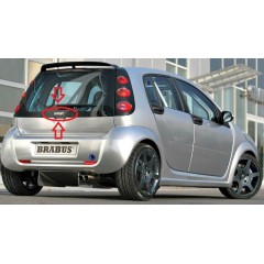 Emblème de couvercle de coffre de voiture Smart ForFour authentique neuf et authentique pour hayon arrière 2