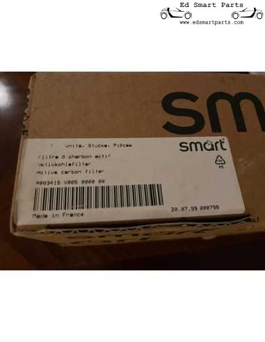 Q0003415V005000000 Filtro a carboni attivi Smart Fortwo 450 Serbatoio a carboni attivi
