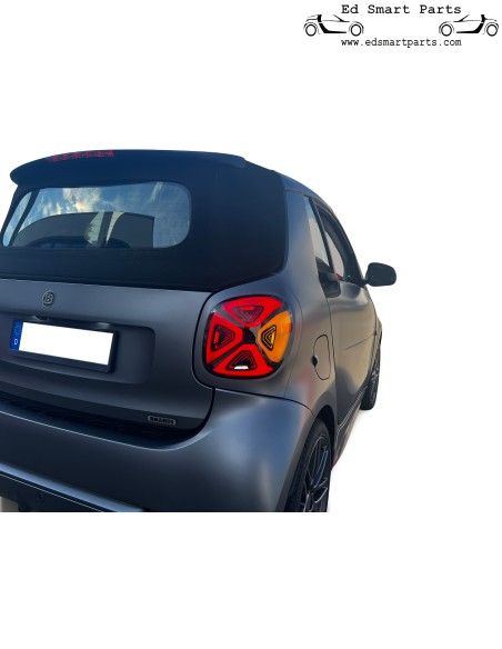 Juego de luces traseras LED Facelift para Smart Fortwo / Forfour 453 con volante a la izquierda