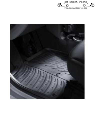 Original OEM Allwetter-Fußmatten - Smart fortwo 451