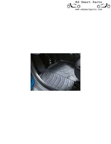 Alfombrillas originales OEM para todo tipo de clima - Smart fortwo 451