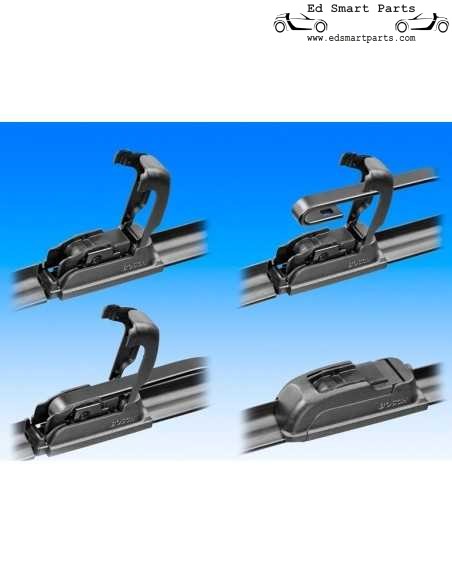 Tergicristalli Flatblade Aerotwin Bosch (set anteriore) - 452 roadster