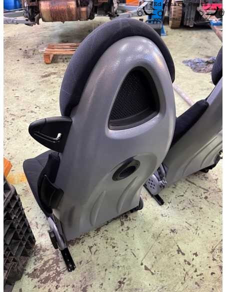 Smart Roadster LHD Sitzpaar Scribble Black Seitenairbags und Heizung