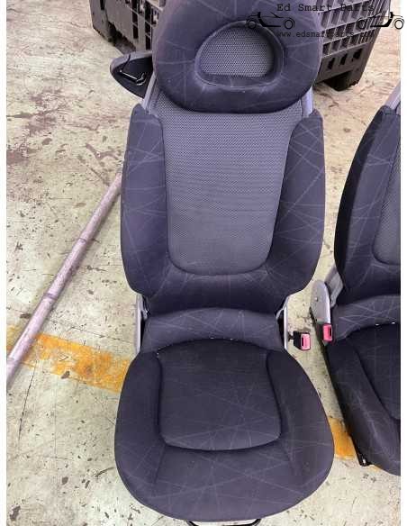 Smart Roadster LHD coppia di sedili scarabocchio nero airbag laterali e riscaldamento