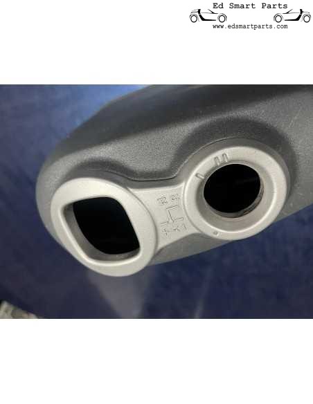 Consola central Smart Roadster Brabus Xclusive 452 con orificio para interruptor de espejo eléctrico