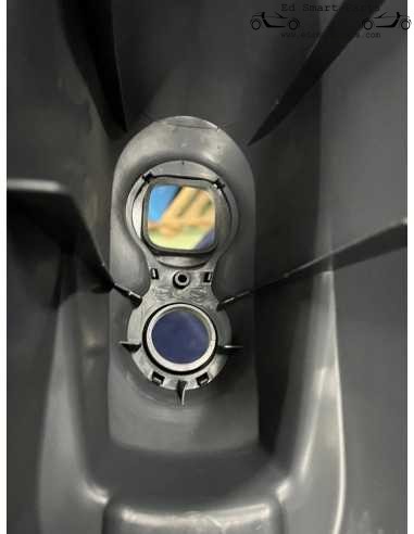 Consola central Smart Roadster Brabus Xclusive 452 con orificio para interruptor de espejo eléctrico