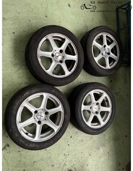 Smart Roadster 15 Zoll RIAL Alufelgensatz mit Sommerreifen 5 mm