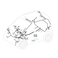 ARNÉS DE CABLEADO PRINCIPAL DEL SMART FORTWO 451