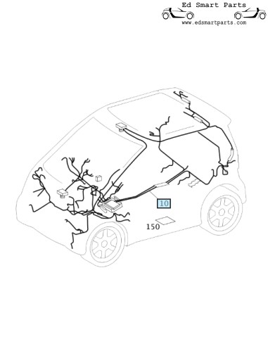 SMART FORTWO 451 KABELBAUM HAUPTKABELBAUM