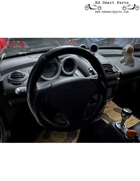 Volante deportivo Smart Roadster RAID de 320 mm con levas de cambio