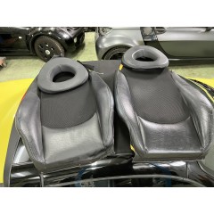 Capas de assento de couro Smart Roadster com espuma 2