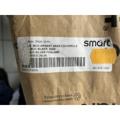Nuova mascherina anteriore argentata con fendinebbia smart fortwo 450 2