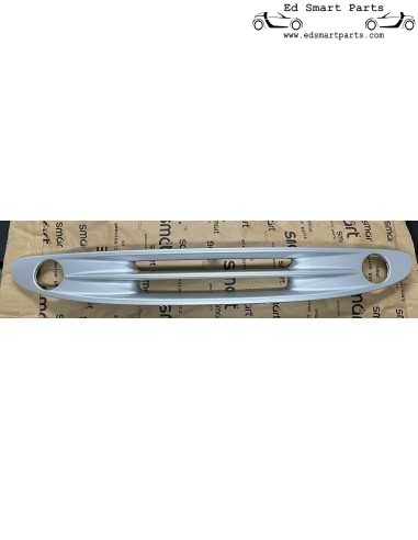 Nueva máscara de parrilla delantera plateada con aberturas para faros antiniebla smart fortwo 450