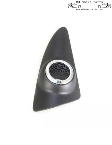Originele linker deurspiegelkap JBL-logo past op SmartFortwo 453