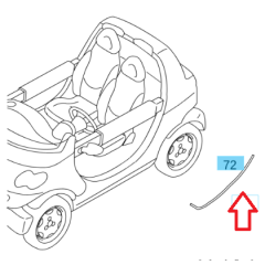Q0013380V001000000 INGANGSDEKSTRIP LINKS SMART CROSSBLADE
