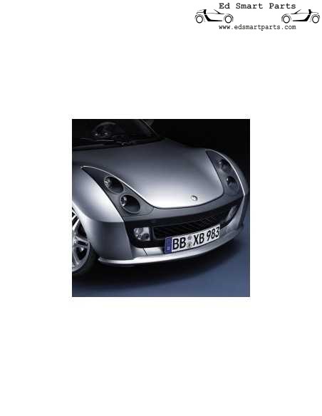 Brabus 452 Frontspoiler Smart Roadster