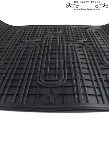 Original smart Kofferraummatte Gummi schwarz smart ♯3