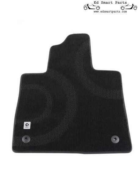 Tappetini originali Smart in velluto smart ♯3 neri 3 pezzi
