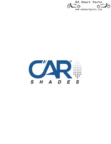 Conjunto de persianas automotivas adequadas para Smart ForFour 5 portas 2000-2007 (4 peças)