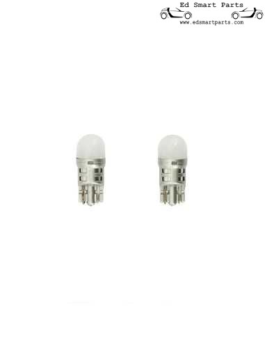 Bombilla SuperLED 3D AutoStyle T10 con base de cuña, 12 V, 0,8 W, color blanco, juego de 2 unidades