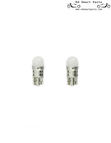 AutoStyle T10 Wedge-Base 3D SuperLED Bulb 12V 0.8W White set of 2 pieces