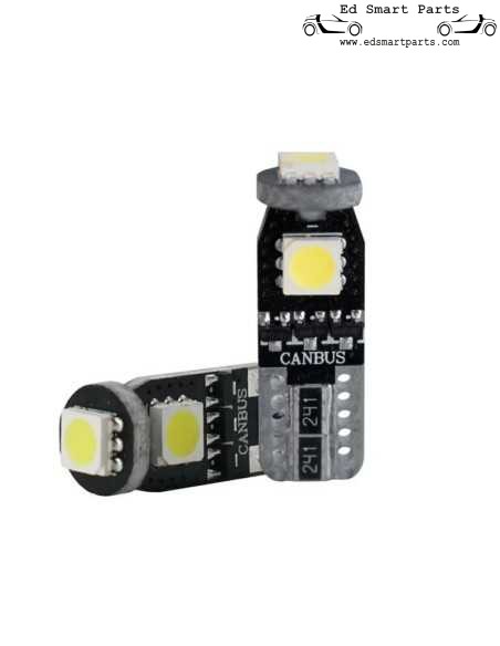Bombillas Simoni Racing T10 3 LED 3W Canbus - Ultrablancas - Juego de 2 piezas
