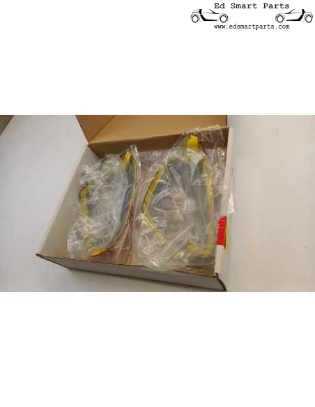 Capas de espelho retrovisor externas originais Smart ForTwo Brabus Itália A4538104500