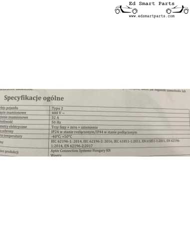NUOVO Cavo caricabatterie portatile originale SMART DELPHI da 5,6 metri A4535800100