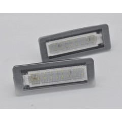 Smart Fortwo 450 LED license plate light set free of errors 6000k