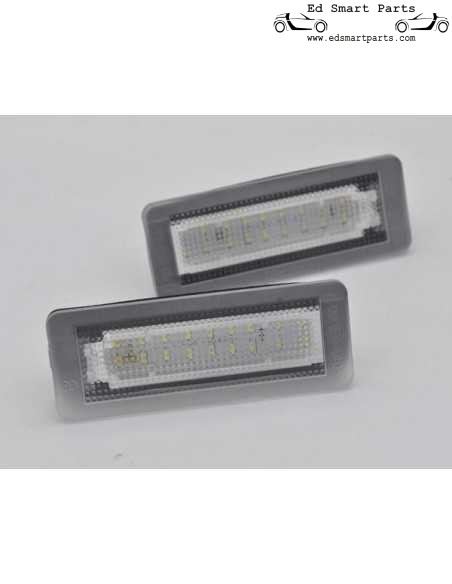 Smart Fortwo 450 LED kentekenplaatverlichting set zonder fouten 6000k