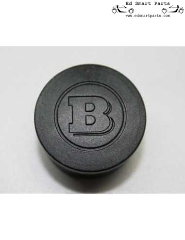 16 Brabus zwarte wielboutdoppen geschikt voor 17 mm bouten