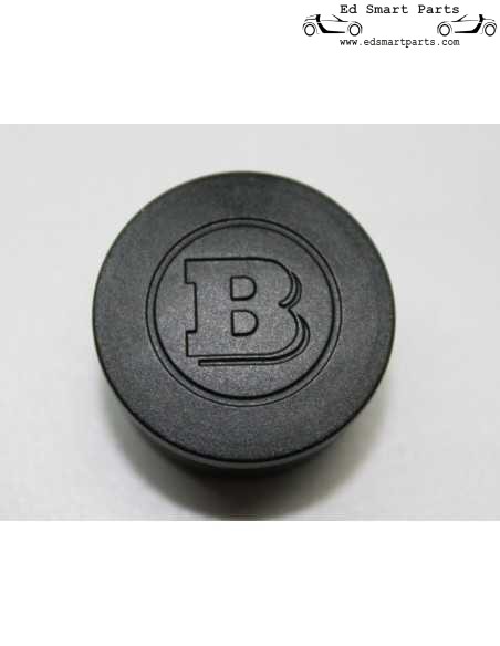 16 Brabus zwarte wielboutdoppen geschikt voor 17 mm bouten