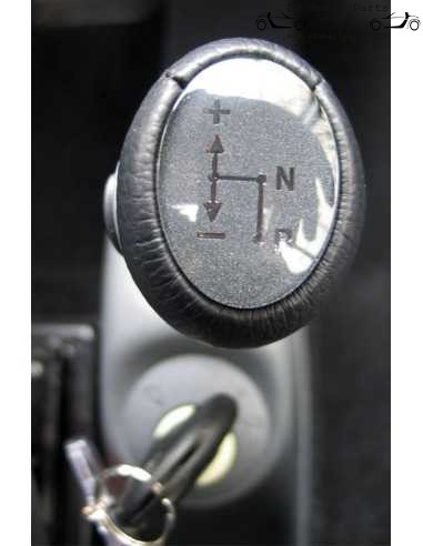 Pomo de cambio de cuero Smart Roadster con función Softtouch