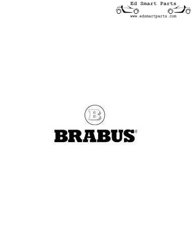 Tapetes de veludo cinza grafite originais BRABUS OEM RHD - Smart roadster