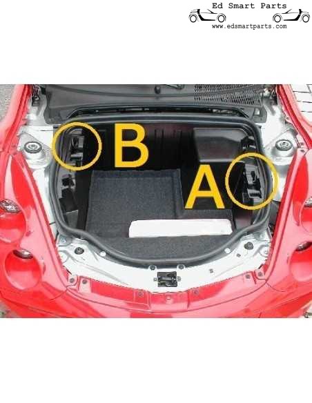 Smart Roadster Dachträger Aufbewahrungshalterung A