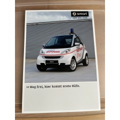 Smart fortwo 451 First Responder Brochure Sheet Leaflet