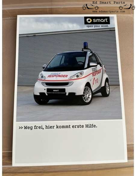 Folheto informativo do Smart Fortwo 451 First Responder
