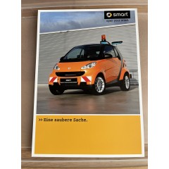 Smart fortwo 451 City Cleaner Kommunal Broschüre Blatt Broschüre
