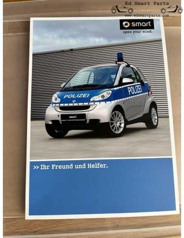 Smart fortwo 451 Brochure Police car Sheet Leaflet