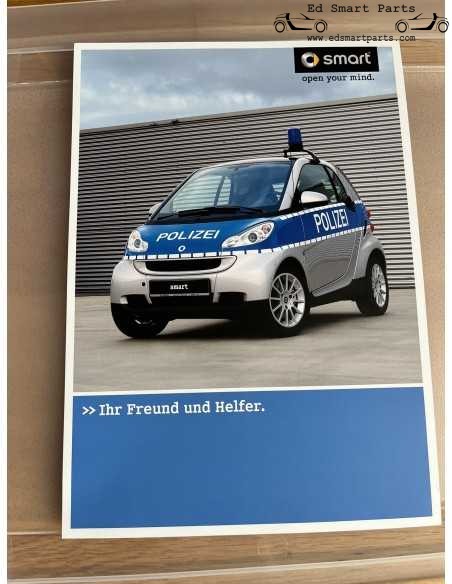 Smart fortwo 451 - Folheto informativo sobre viatura policial