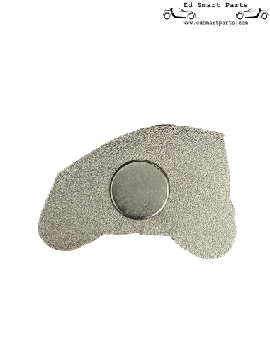 Imán cromado para coche Smart Fortwo Silhouette, imán decorativo para nevera