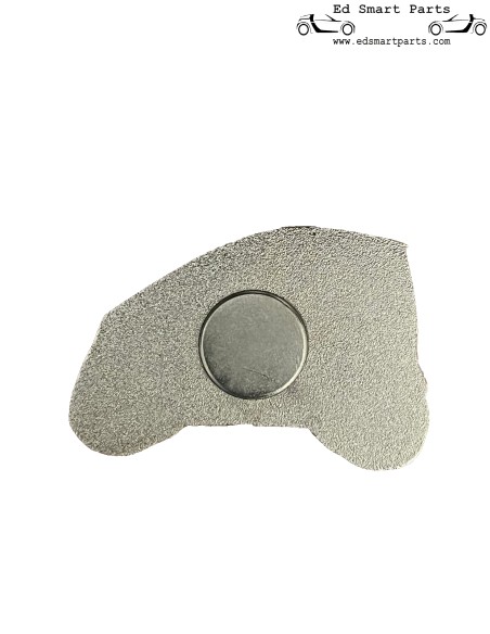 Imán cromado para coche Smart Fortwo Silhouette, imán decorativo para nevera