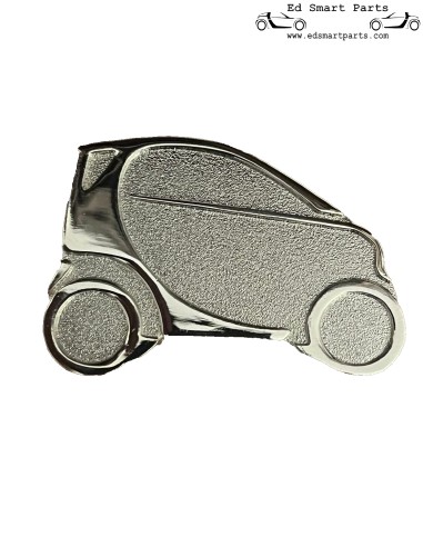 Aimant de réfrigérateur chromé pour Smart Fortwo Silhouette