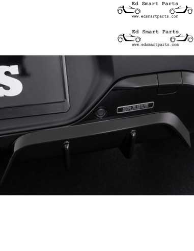 Diffusore posteriore BRABUS Smart ♯1 HX-11