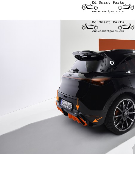 Diffusore posteriore BRABUS Smart ♯1 HX-11